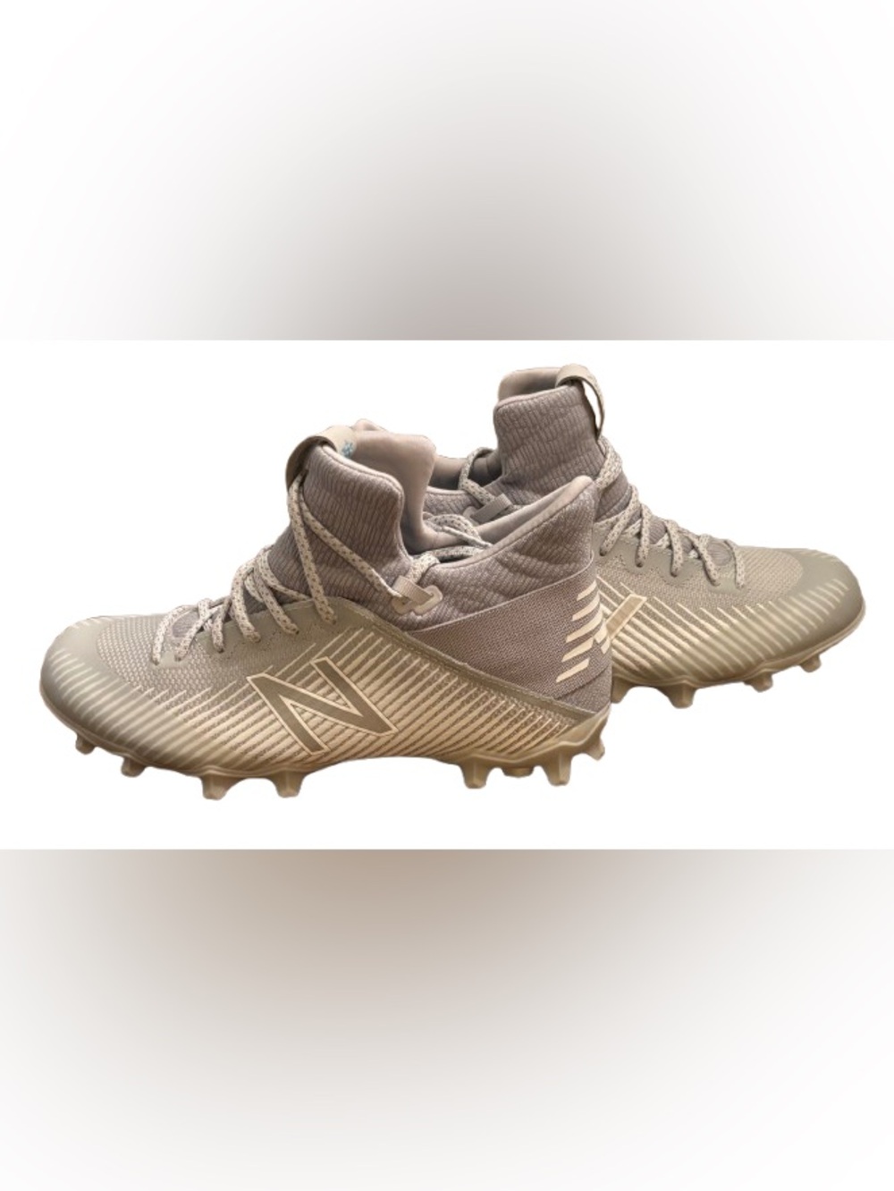 New Balance Taupe High-Top Athletic Cleats